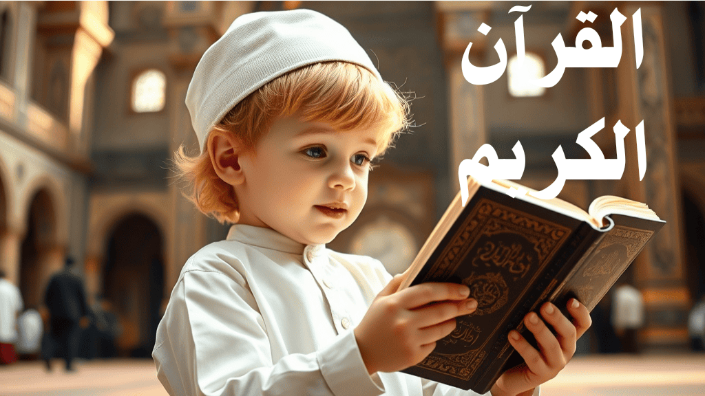 Student reading the Quran